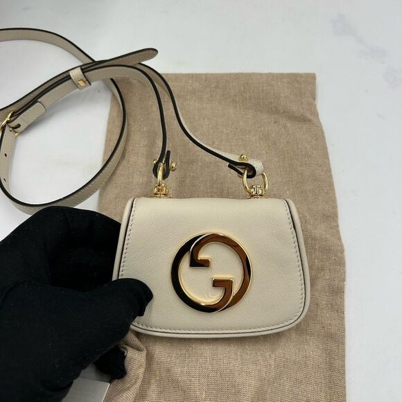 Women's Gucci, Blondie card case/wallet on strap made in Italy - Picture 8 of 10